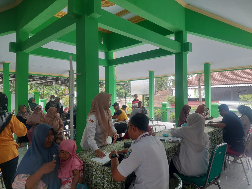 Warga Antusias Ikuti Cek Kesehatan Gratis dari BLUD Puskesmas Cukir